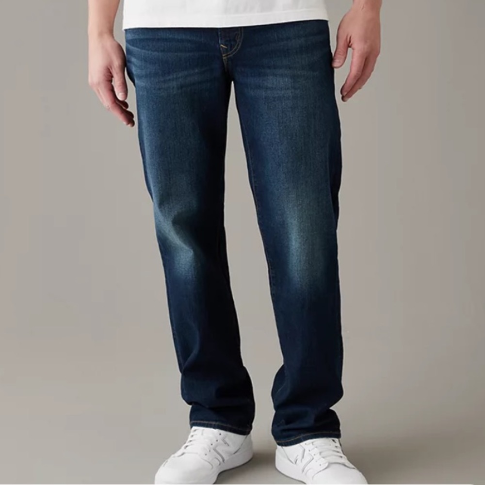 American Eagle Men’s Dark Wash Straight Leg Jeans 28x30